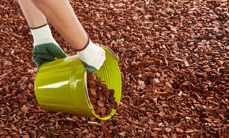 Wood Chips Spread in Gardens