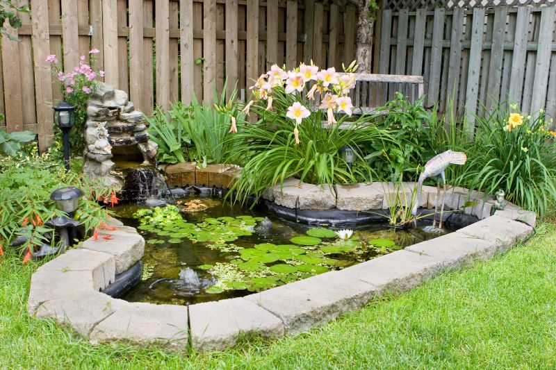 Pond Waterfall Installation